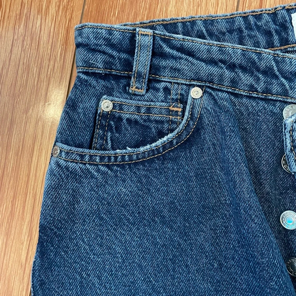 MNG Denim Blue Straight Leg Women's Jeans - Picture 8 of 10